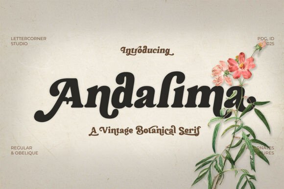Andalima: A Vintage Serif for Elegant Editorial Design