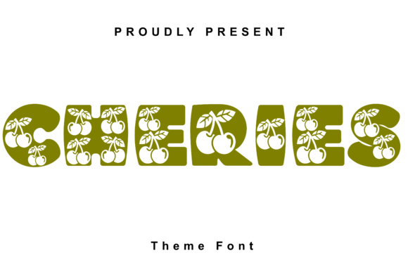 Cheries: A Vibrant Typeface for Editorial Design