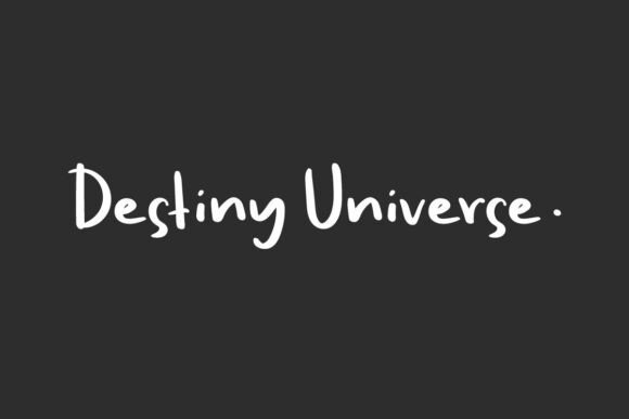 Destiny Universe: A Playful Comic Handwriting Font for Editorial Design