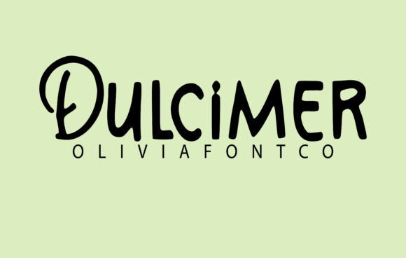 Discover the Charm of Dulcimer: A Sweet Handwritten Font