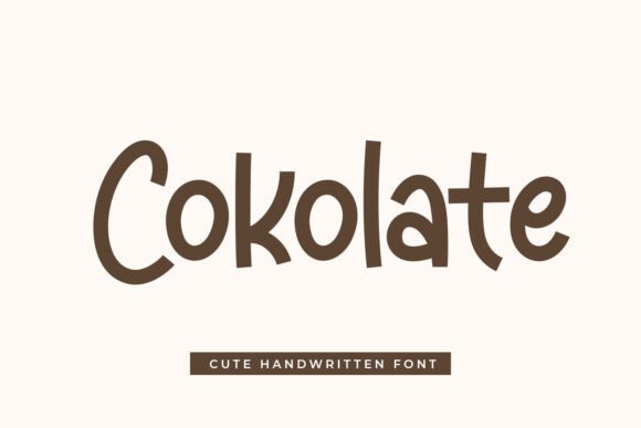 Enhance Your Brand with Cokolate: A Sweet and Friendly Handwritten Font