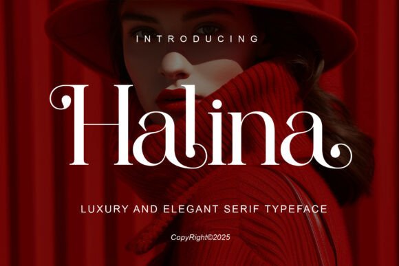 Halina: The Elegant Serif Font for Timeless Campaigns