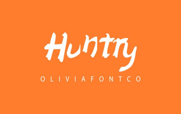 Huntry: A Sweet and Friendly Serif Font for Editorial Design