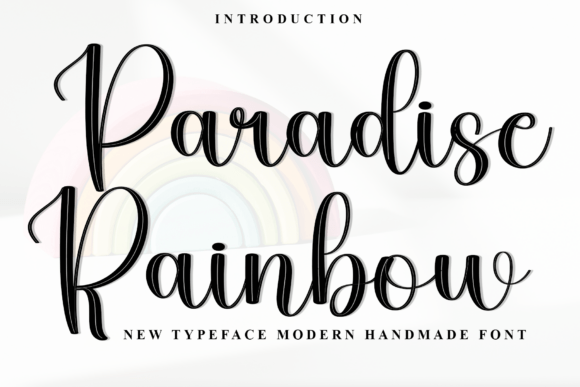 Paradise Rainbow: A Versatile Script Handwritten Font