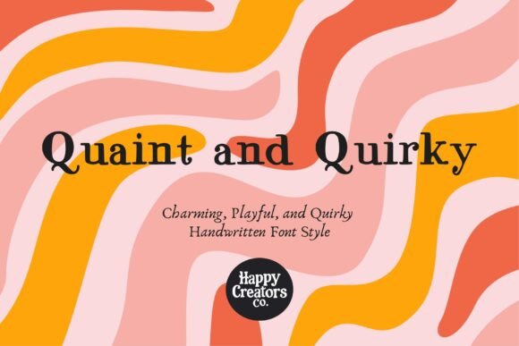 Quaint and Quirky: A Charming Handwritten Font for Editorial Design