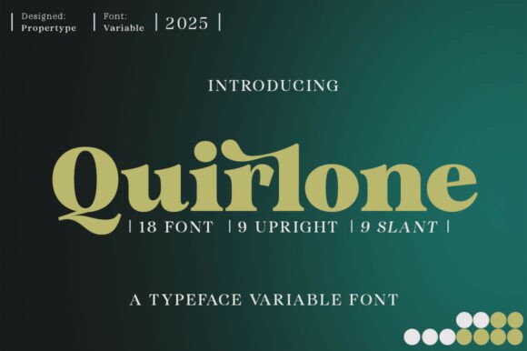 Quirlone: A Stylish and Versatile Serif Font for Crafters