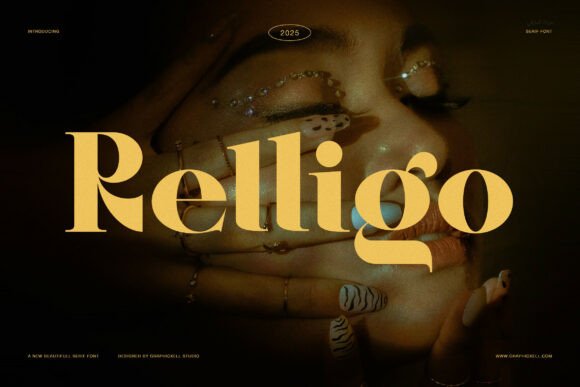 Relligo: A Clean and Graceful Serif Font for Elegant Designs