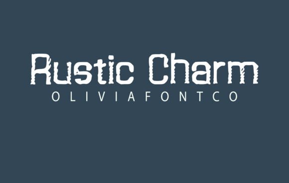 Rustic Charm: A Handcrafted Font for Editorial Design
