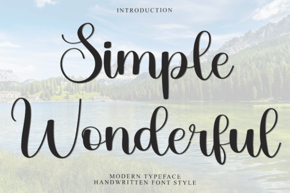 Simple Wonderful: A Versatile Handwritten Font for Creative Campaigns