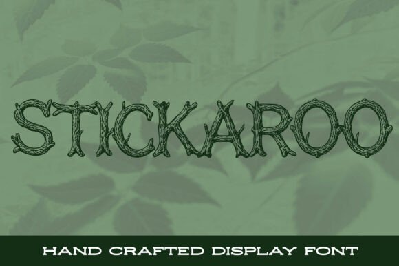 Stickaroo: A Playful, Hand-Crafted Font for Creative Design