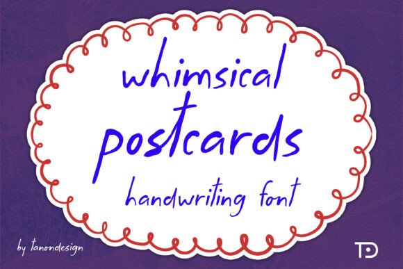 Whimsical Postcards: A Handwriting Font for Charming Web Design