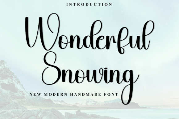 Wonderful Snowing: A Charming Script Handwritten Font